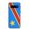 Coque Téléphone - Samsung - Galaxy S10 - Drapeau République Démocratique Du Congo - Souple - Multicolore