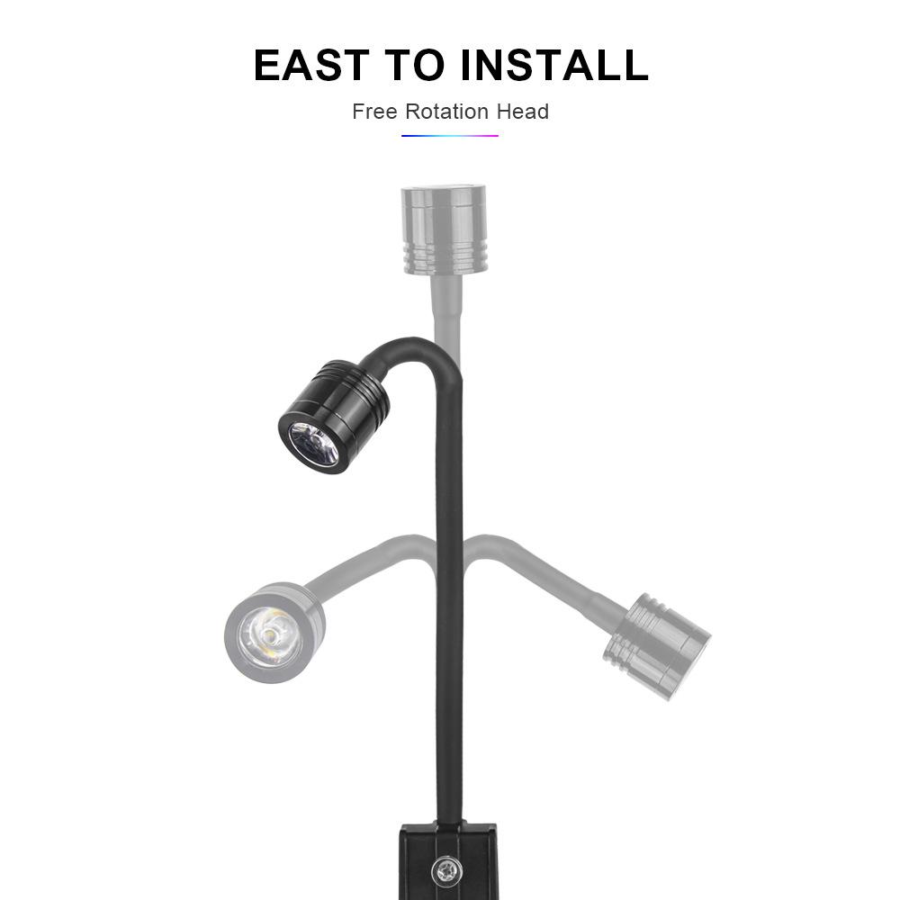 USB Аквариумный свет Освещение растений Лампа для выращивания Супертонкий Светодиодный 3 Вт Освещение водных растений Водонепроницаемая лампа-клипса для аквариума