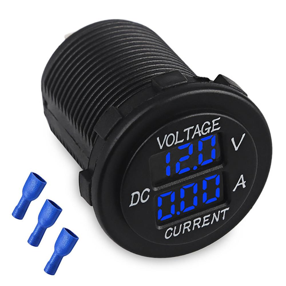 Универсальный цифровой вольтметр-амперметр постоянного тока от 9 В до 48 В 10 А, измеритель напряжения и тока, светодиодный дисплей, измерение для 12 В 24 В 36 В, электрический Je10