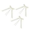 50pcs/pack Ribbon Bows Delicate Wedding Pew End Decoration Bowknots Party Cars Chairs