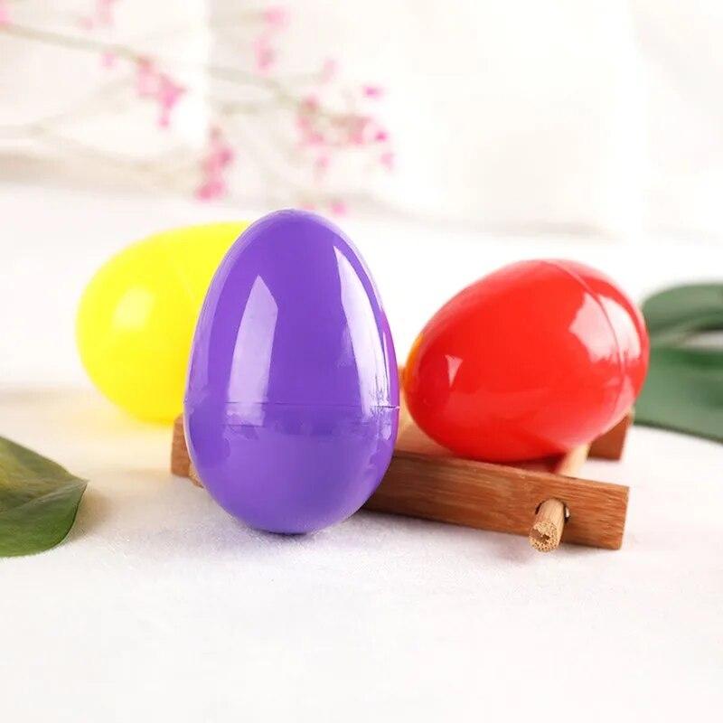 12pcs/set Easter Egg Decoration Home DIY Craft Plastic Easter Eggs