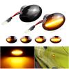 2 шт. для Alfa 4C Ford KA Lancia Ypsilon Lybra Fiat 500L 500C 500 Abarth 500 595 695 Светодиодные динамические боковые габаритные огни указателей поворота