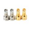 1/2Pcs Universal Pin Socket Female Socket Mmcx Pure Copper Gold Plated Built-In Hreaded Nut Holder Headphone Plug