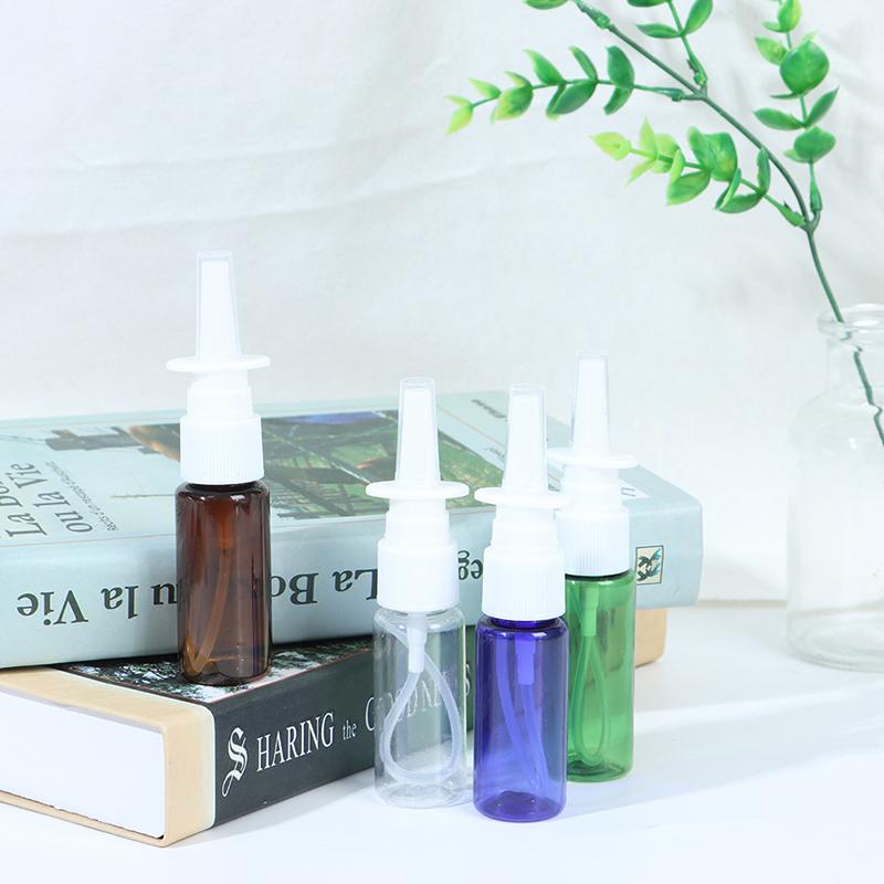 20 мл пустой пластиковый распылитель для носа с туманом, многоразовый