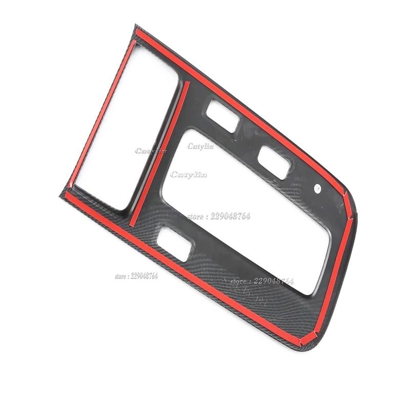 For Trumpchi GAC Empow 2024 ABS Carbon Fiber Color Car Gear Shift Panel Cover Sticker Trim Sticker Accessories