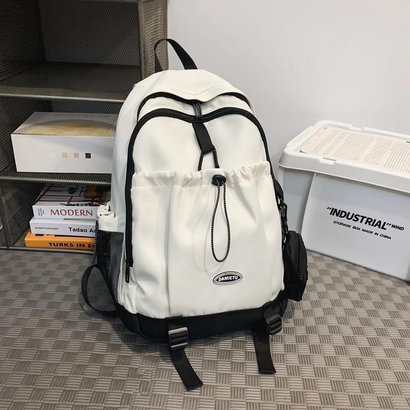 Рюкзак простой и модный для студента колледжа, ученика средней школы, школьный рюкзак женский, нейлоновый, большой вместимости, для отдыха и путешествий, мужской