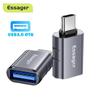 Essager Адаптер USB Type C OTG Type-C USB-C «папа» на USB 3,0 «мама» для Macbook Samsung S20 Huawei USBC OTG разъем