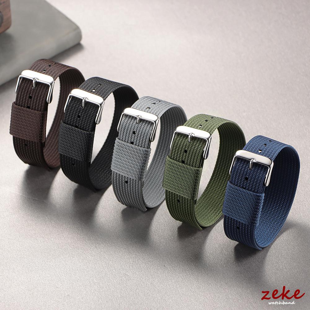 18MM 20MM 22MM Braided Nylon Strap for Omega Bracelet Men's Army Sports Breathable Watch Band Black Green Wear-Rresistant Belts