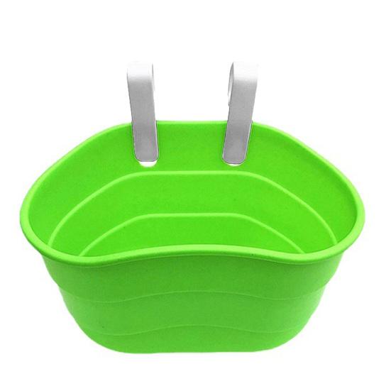 Корзина для велосипеда/самоката большой вместимости, яркого цвета, с гладкими краями, высокой грузоподъемности, простая в установке, для хранения вещей на детском велосипеде/самокате