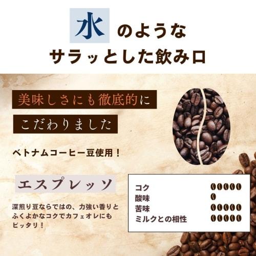 Unsweetened protein! Replenish your protein intake with the same feeling as your daily coffee with "Peach Pick Black Coffee Clear Protein" 200g