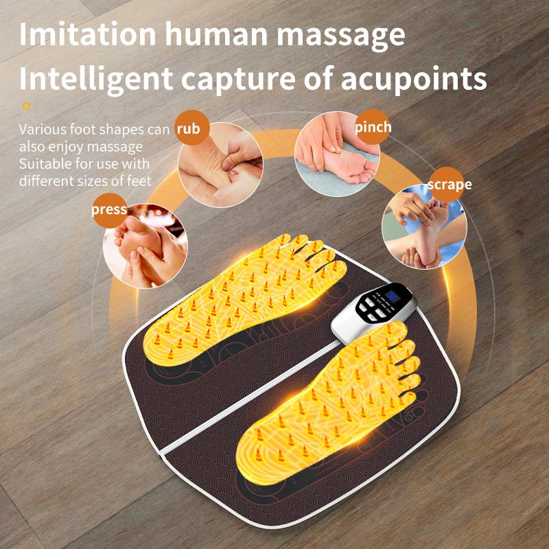 Foot Massage Mat Massager Feet EMS Electric Tool Device Blood Circulation Spa Exerciser Insoles Machine