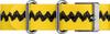 TIMEX X PEANUTS Коллаборация Чарли Браун 38 мм Латунный Корпус Желтый Тканевый Ремешок с Зигзагом Унисекс Часы TW2R41100