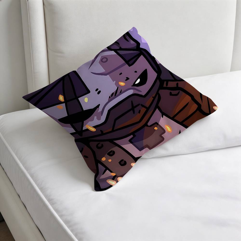 Hot Game CCastle Crashers Decorative Square Pillow Cover Modern Cushion Case for Living Room Bedroom