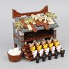 MOC City Farm Building Blocks Plant Animal Chicken Pig Dog Horse Vegetable Pond Egg accessories Gift Bricks Toys Children J079
