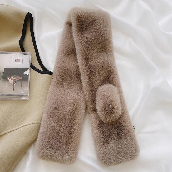 Женский шарф на шею однотонный мягкий на ощупь теплый ветрозащитный холодостойкий обертывание для шеи утолщенный холодостойкий