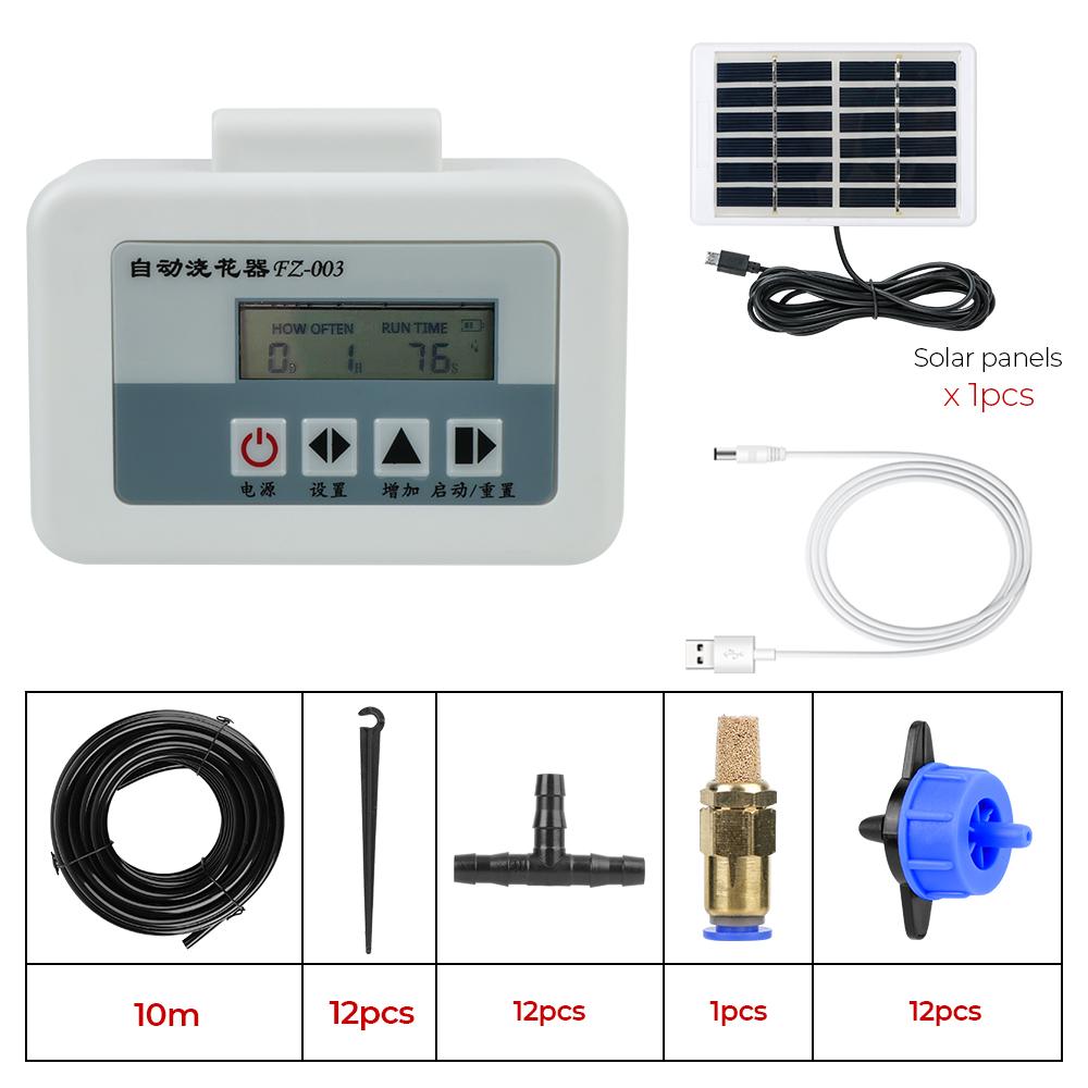 Solar Energy Watering Device Automatic Water Pump Potted Drip Sprinkling Timer Irrigation System Garden Dripper Intelligent