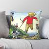 Adventures Of Rupert Bear And Friends Pillowcase Polyester Linen Velvet Printed Zip Decorative Sofa Cushion Case