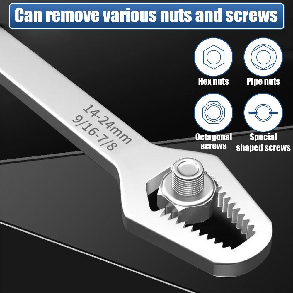 Multi-purpose Manual Repair Tool Universal Torx Wrench Double-head Torx Spanner Ratchet Wrench