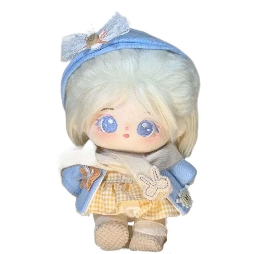 Красивая одежда для 20-сантиметровой хлопковой куклы, модная толстовка, трендовый K-pop наряд для плюшевых кукол