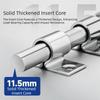 Stainless Steel Stainless Steel Door Latch With Screws Gate Safety Lock  Bathroom Door