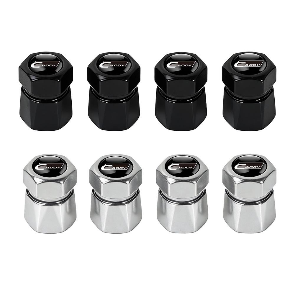 W1523D Metal Car Wheel Tire Valve Stem Caps Exterior Accessories For Volkswagen VW R Polo Passat Rline Golf 4 5 6 Tiguan Jetta GTI