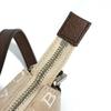 BVLGARI Logo mania logo bag Shoulder Bag Leather/Canvas Beige/Brown