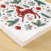 20pcs Printed Napkin New Christmas Day Decoration Elk Square Tissue Paper Party Printed Tissue Christmas Scene Decoration