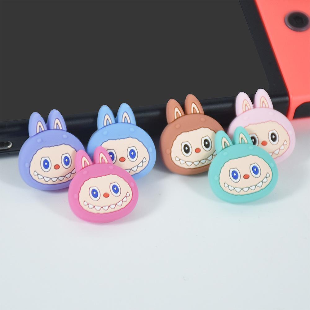 Cute Colorful Silicone Stick Covers for Switch Lite Controller - Non-Slip & Protective