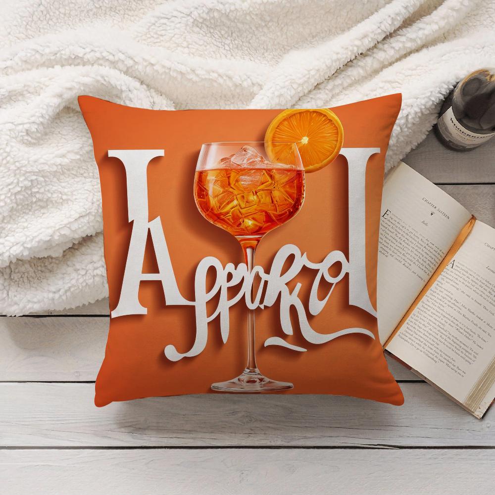 Fashion Cool AAperolS Pillow Case Home Decoration Cushion Cover Suitable For Bedroom Car Office Sofa