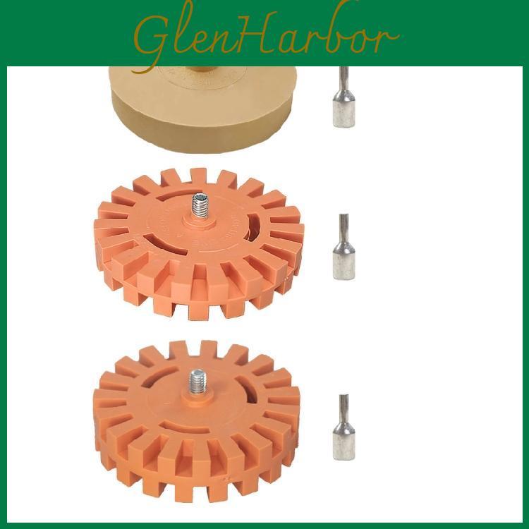Effective Rubber Wheel Sturdy Removers High Performances Adhesive Eraser Wheel Suitable For Various Surfaces Materials