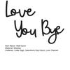 Деревянная настенная художественная вывеска Love You Bye настенная вывеска для домашнего декора прихожей