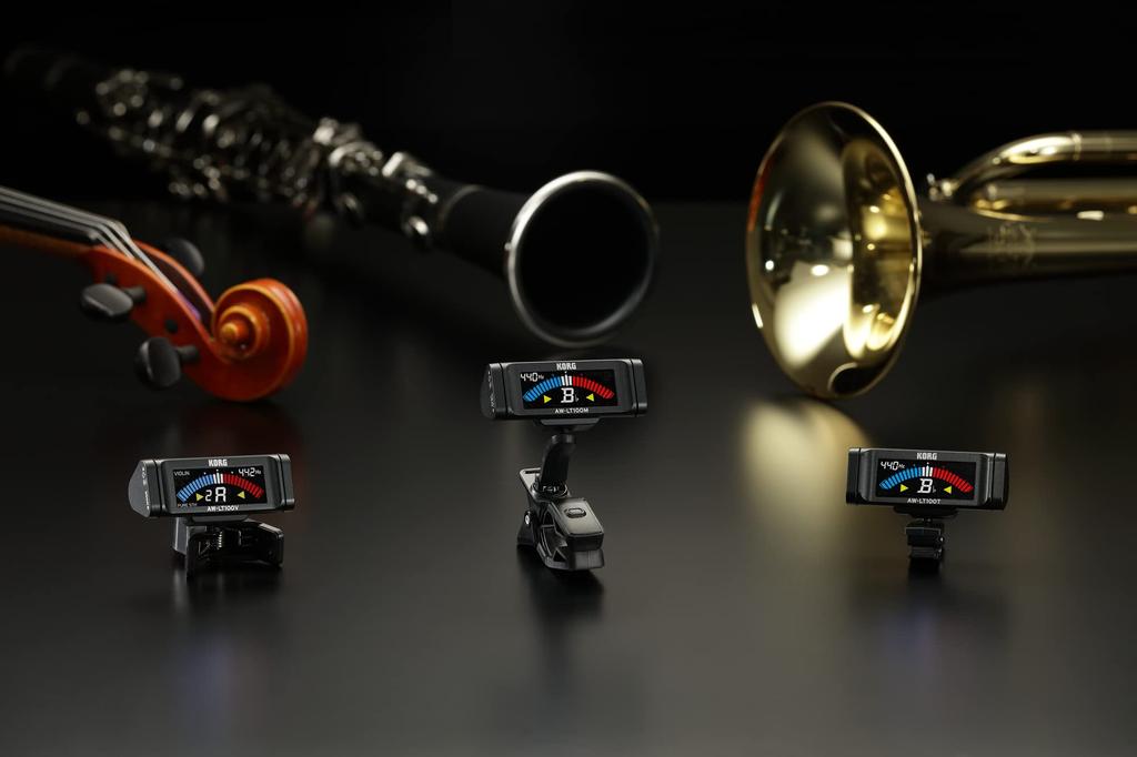 KORG 100 Hours Continuous Operation Clip-on Tuner for Trumpettrombone AW-LT100T