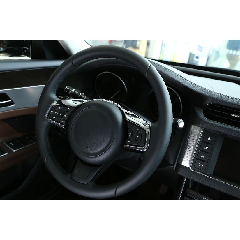Декоративная рамка рулевого колеса автомобиля для Jaguar XF XFL F-Pace F-TYPE 2016-2018 автомобилей