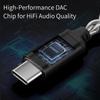 QKZ CX31993 USB Type-C на 3,5 мм аудиоинтерфейс Усилитель для наушников HiFi ЦАП Усилитель звука для наушников 32 бит 384 кГц аудиоадаптер