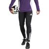 adidas Полосатые облегающие футбольные брюки Мужские брюки Черные JP3118