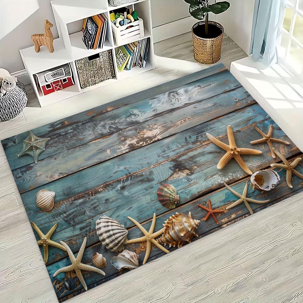 Ковер Dream Starfish Shell Tropical Beach Sea Star Art для спальни, гостиной, дивана, домашний коврик для двери, декор, большой нескользящий коврик для пола