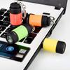 Led Light Usb Charger 0.3W 25Lum Portable Led Mini Torch Flashlight USB Rechargeable Keychain Black Blue Yellow Green Red