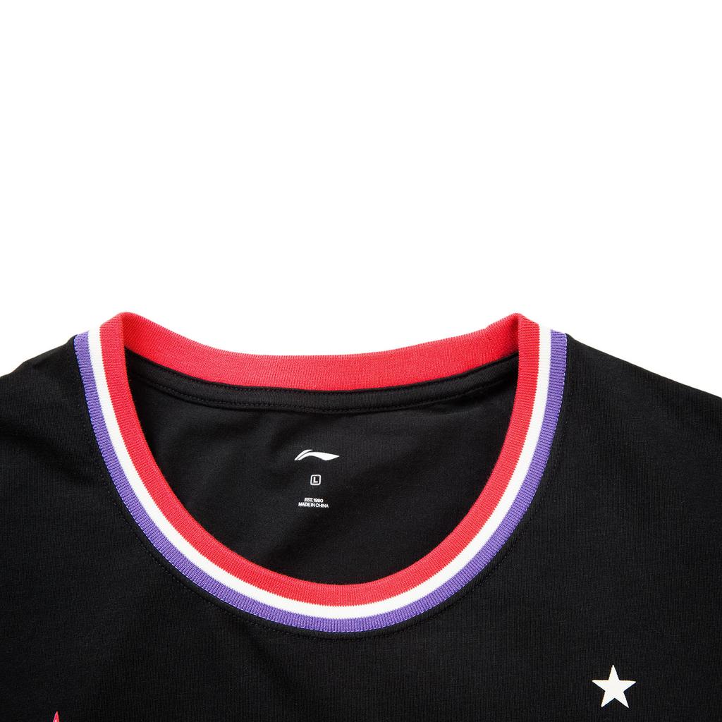 Li Ning Jimmy Butler Quick-Dry Cool Sports Fashion Moisture-Wicking Casual Loose Round Neck Professional Basketball T-Shirt Short Sleeve AHSVC13-2