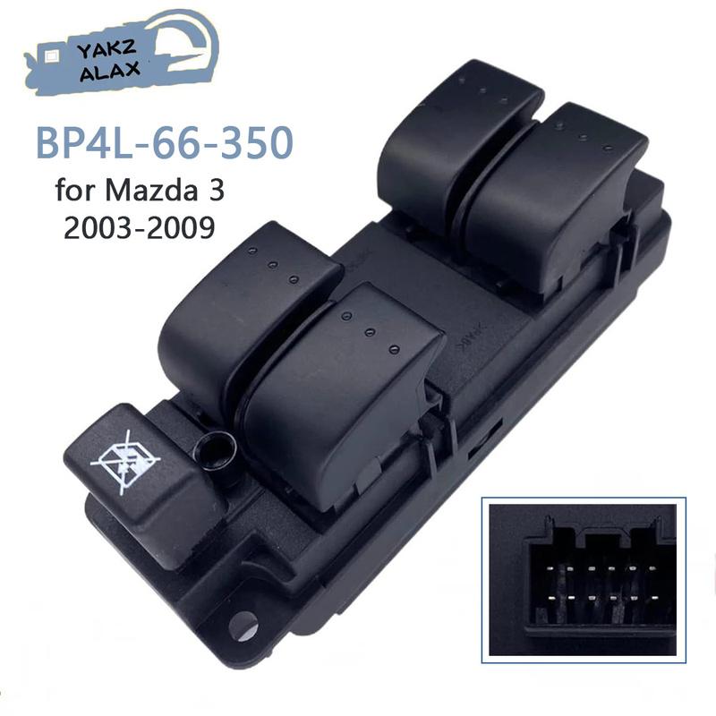 BP4L-66-350 для Mazda 3 2003-2009 Передняя Левая Сторона Водителя Электрический Главный Выключатель Регулятор Кнопка Управления Стеклоподъемником Автомобильные Аксессуары