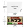 FJ Metal Tin Signs ITALY License Plate City State Tin Plaque Landmark Posters Wall Garage Bar Pub Decors