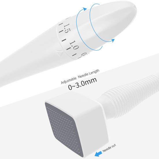 Ручка-штамп для лица и тела, игла для кожи, штамп 0~3,0 мм, для мужчин и женщин, сыворотка для пар