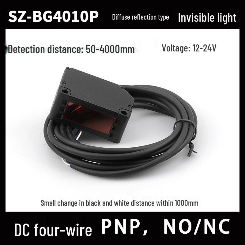 BG3010N Adjustable 4m Infrared Laser Sensor with Long-Distance Background Suppression