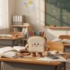 Biscuit Design Pen Container Bread Design Desktop Organizer Container Organizer Pen Holder  School