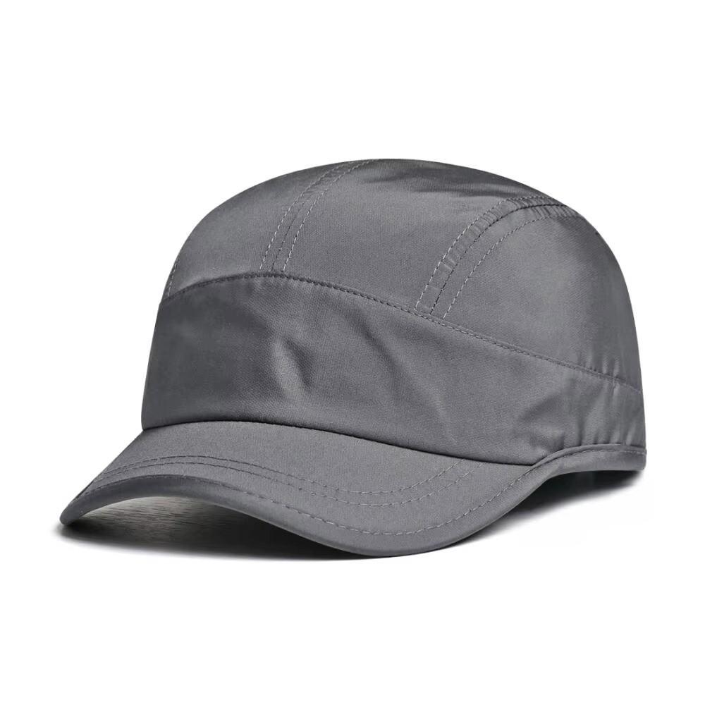 Outdoor Baseball Cap Short Brim Duckbill Cap Vintage Quick-Dry Solid Hat for Men Women
