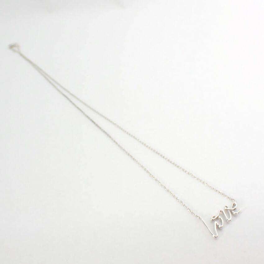 [Б/у] Ожерелье TIFFANY/Tiffany 925 Paloma Picasso LOVE [g371-58]