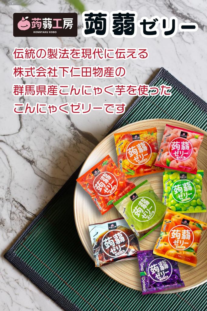 Конняку желе 2000 г Shimonita Bussan Konnyaku Kobo Treasure Box Подарочный набор 8 вкусов Пиратская коробка сокровищ