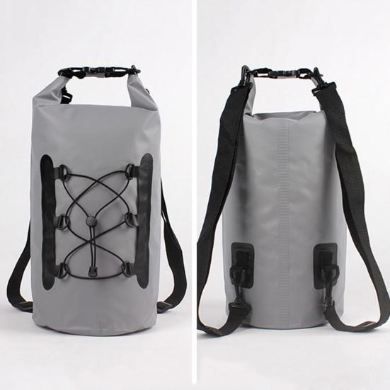 Водонепроницаемый сухой мешок 15 л, большая вместимость, хорошая герметичность, регулируемый быстросъемный, износостойкий, плавающий, водонепроницаемый, мешок для хранения сухого рюкзака