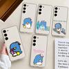 Милый Чехол-Смокинг Сэм для Samsung Galaxy S21 S22 S23 S24 S25ULTRA FE Ultra Plus5G A52S Прозрачный Чехол