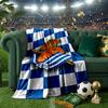 Royal Football Emblem Blanket Lightweight Ideal Bedding Blanket Perfect for Travel, Camping, Living Rooms, Offices, Sofas, Fan Christmas gift