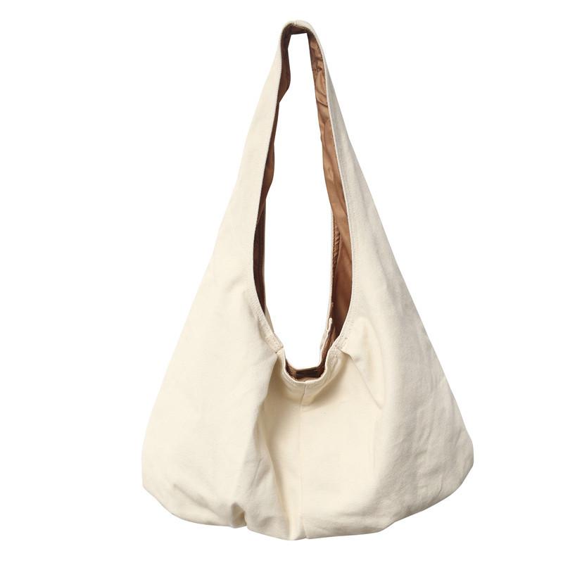 Designer Women Canvas Totes Handbags Large Capacity Women's Messenger Crossbody Bag Solid Color Shoulder Bags for Girls